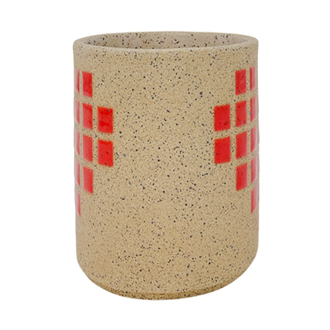 12 onzas. Taza - Líneas Redondeadas - Negro