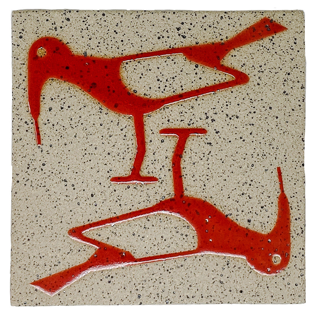 Azulejo de 4" - Pájaros