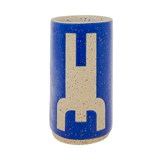 Mini Vessel - Humans - Matte Blue