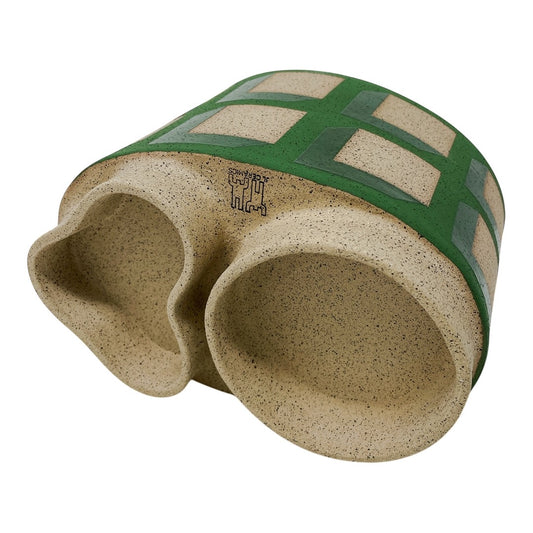 Vasija con patas grandes - Cara de abrazo