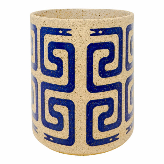 Medium Vessel - Cleopatra - Matte Blue