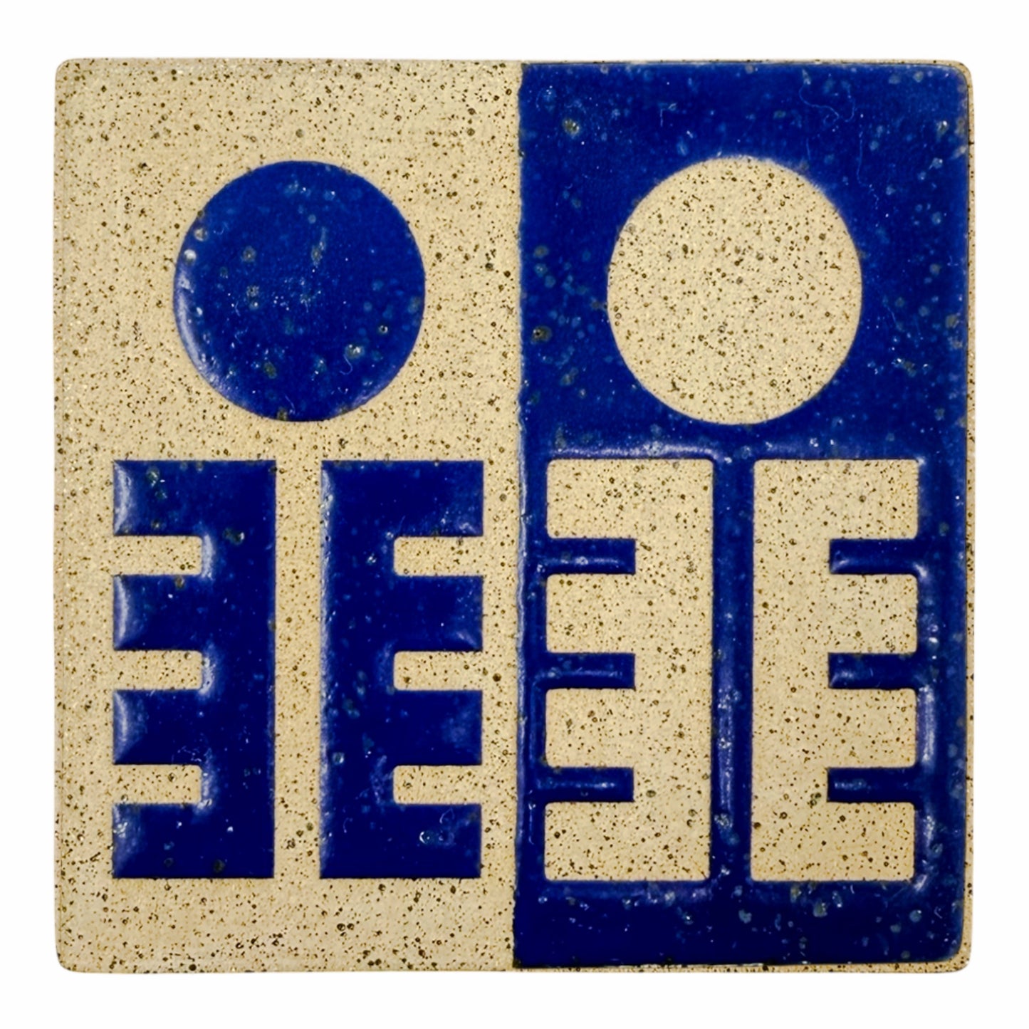 4" Tile - Sun Climber - Matte Blue