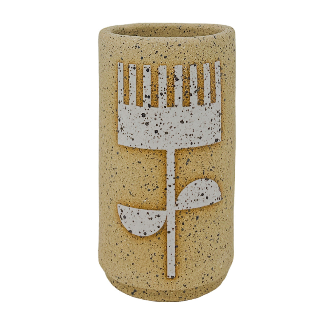 Mini Recipiente - Escultura Buddy - Blanco