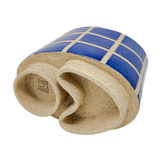 Vasija Ovalada Pequeña - Blanco