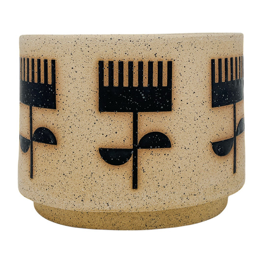 Vasija ovalada pequeña - Negro