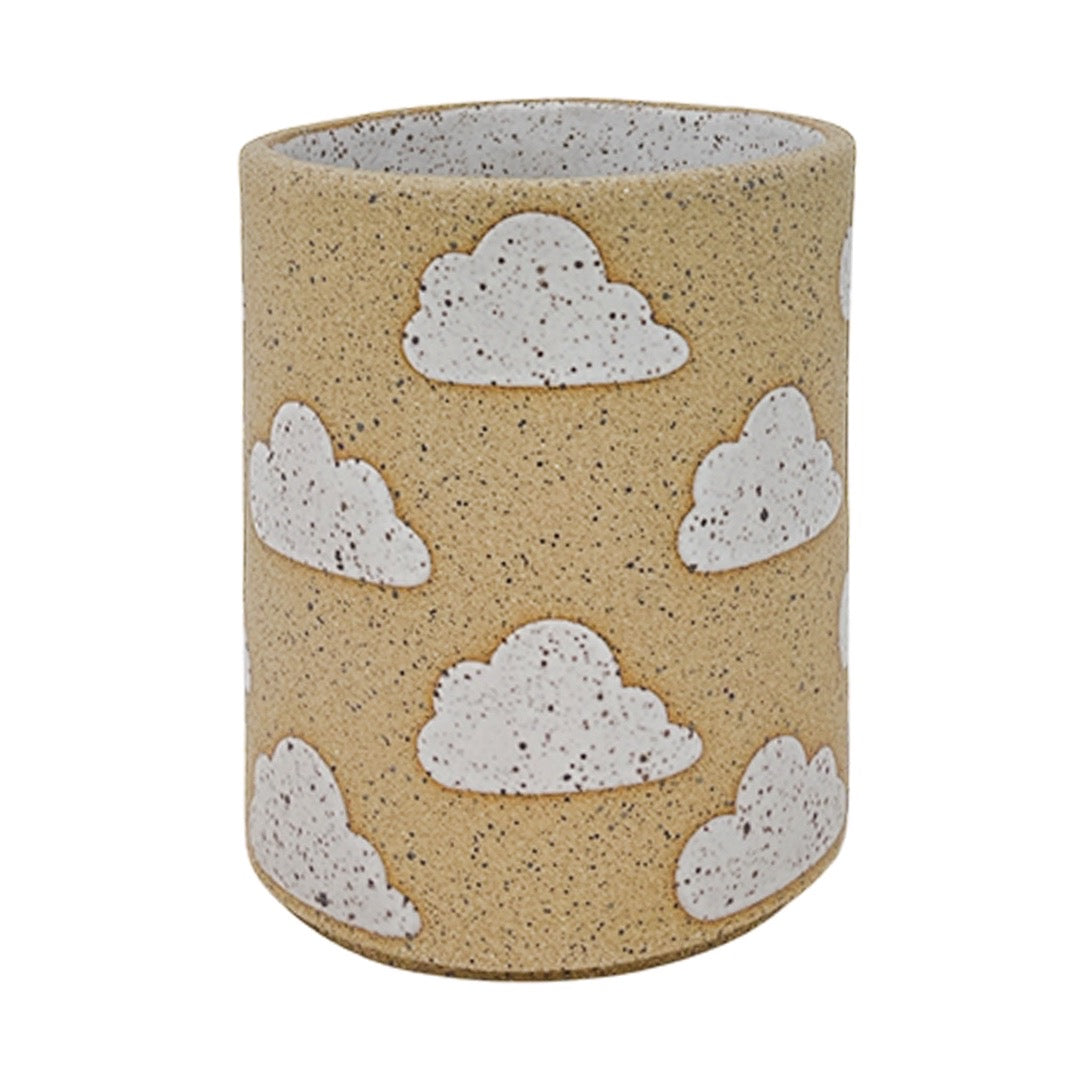 12 onzas. Taza - Líneas Redondeadas - Negro