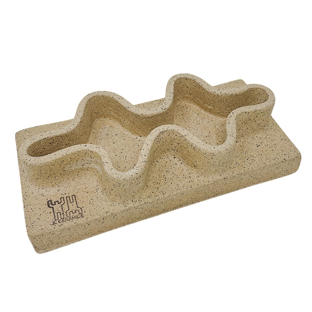 Butter Dish - Pyramid - Matte Black, Pewter, Gloss Green