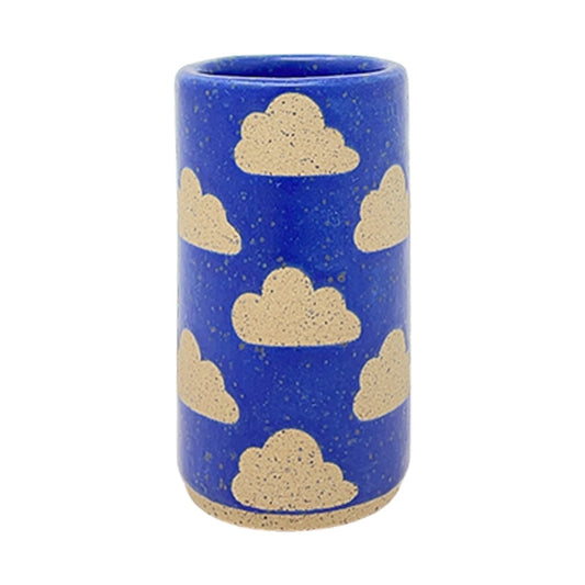 Mini Vessel - Clouds Inversed - Matte Blue
