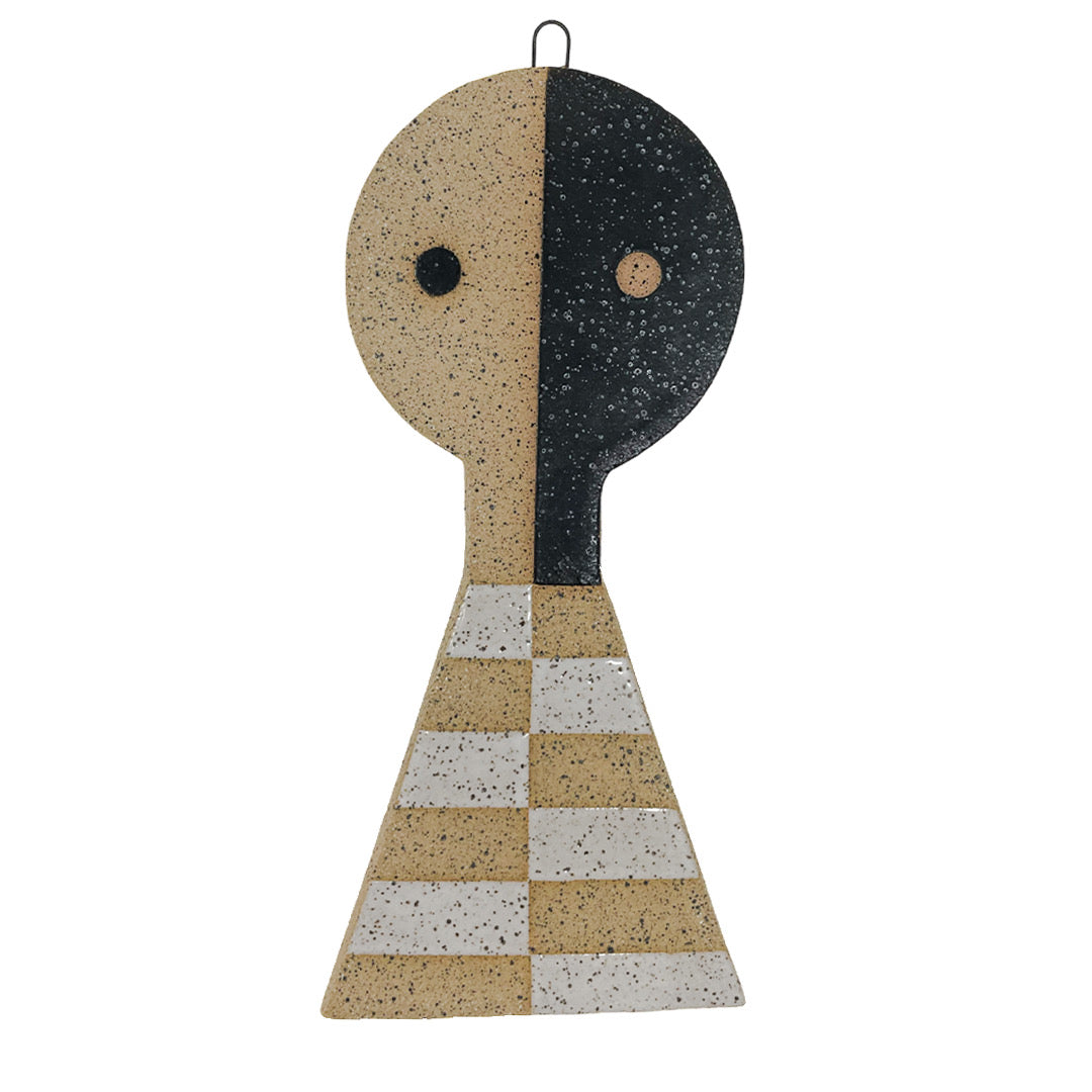 Hanging Sculpture Buddy - Stripes - Black & White