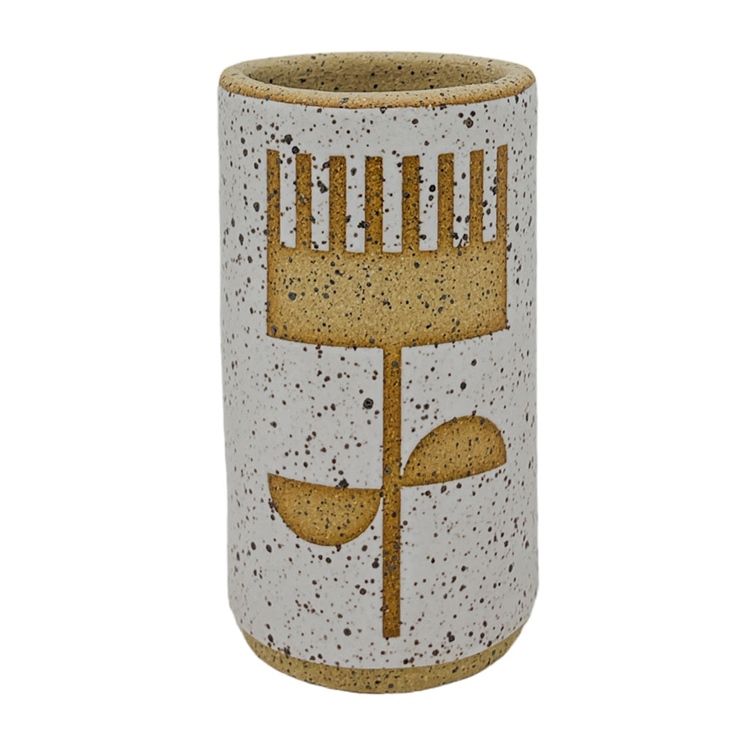 Mini Recipiente - Escultura Buddy - Blanco
