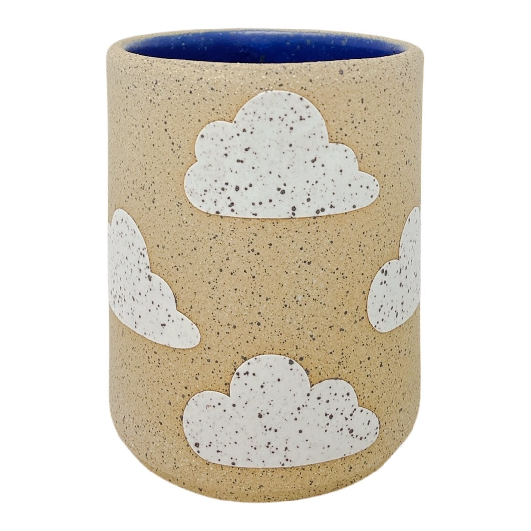 12 onzas. Taza - Líneas Redondeadas - Negro