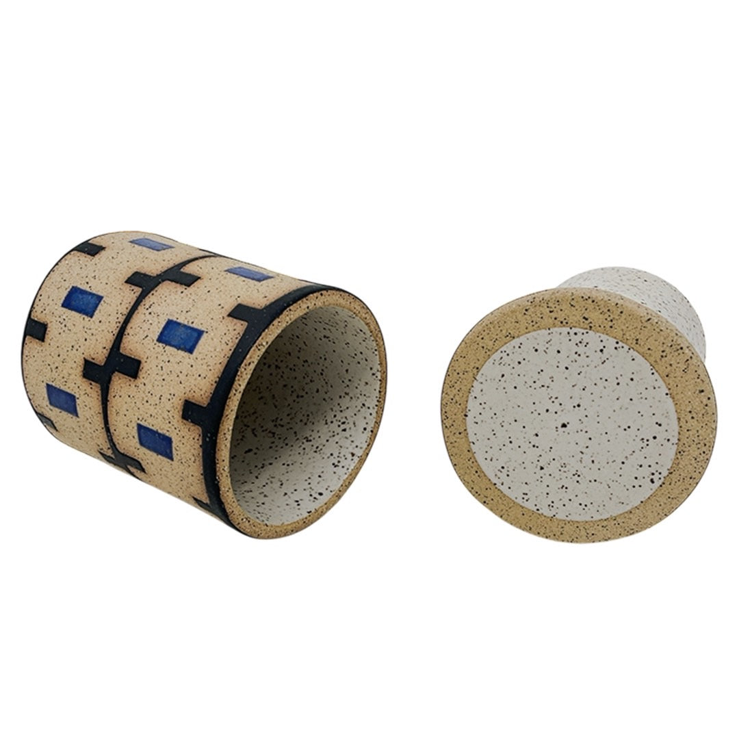 Butter Keeper - Stackline - Matte Black, Blue & White