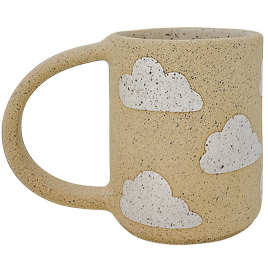 12oz. Mug - Clouds V2 - Matte White