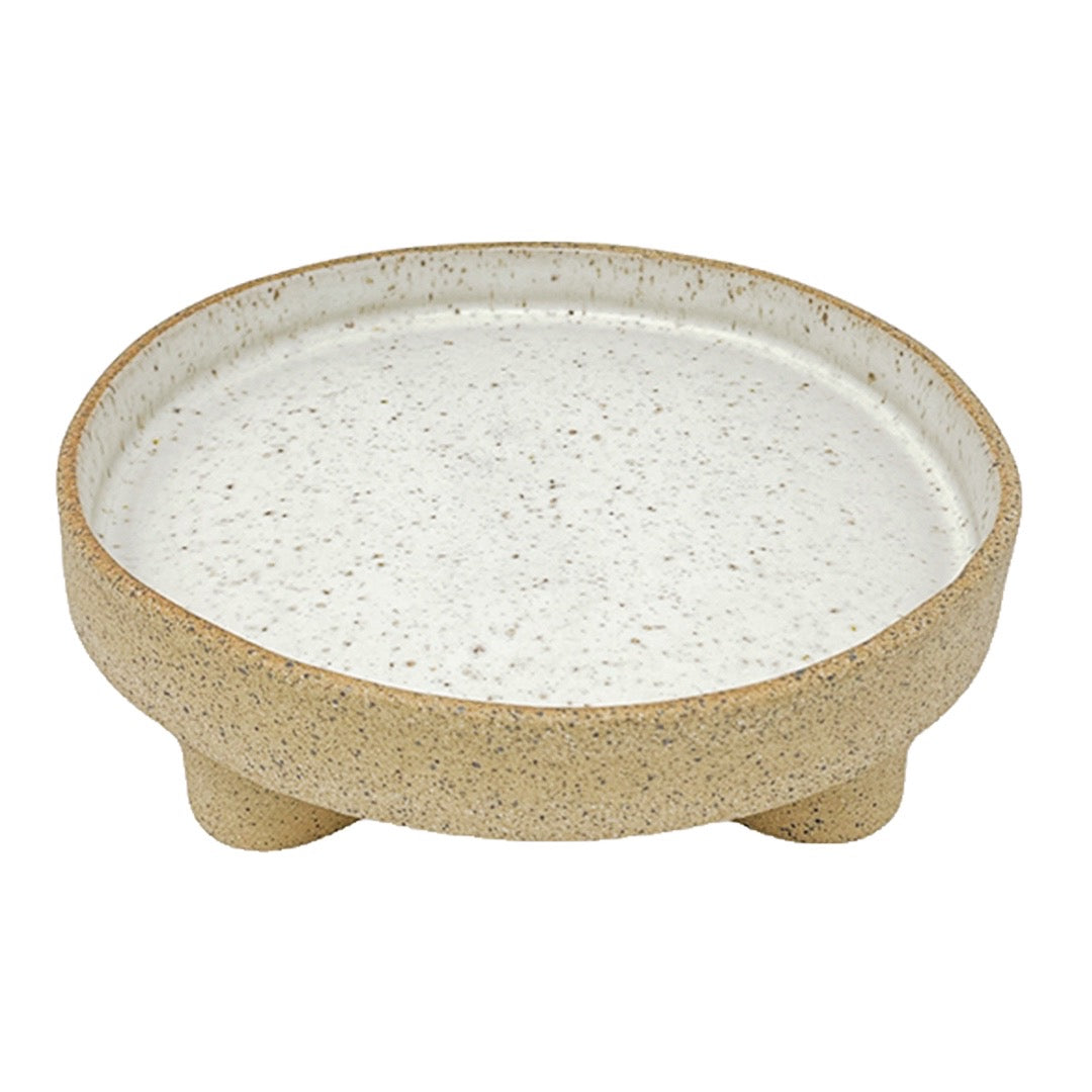 Small Round Tray - Matte White