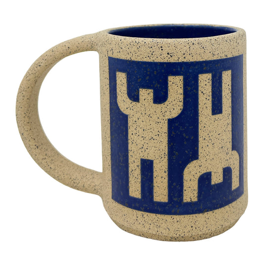 12 onzas. Taza - Líneas Redondeadas - Negro