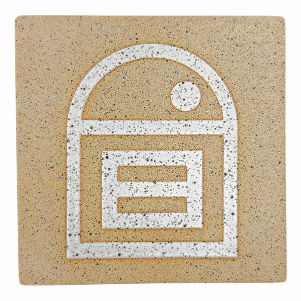 4" Tile - House Of Equality - Matte White