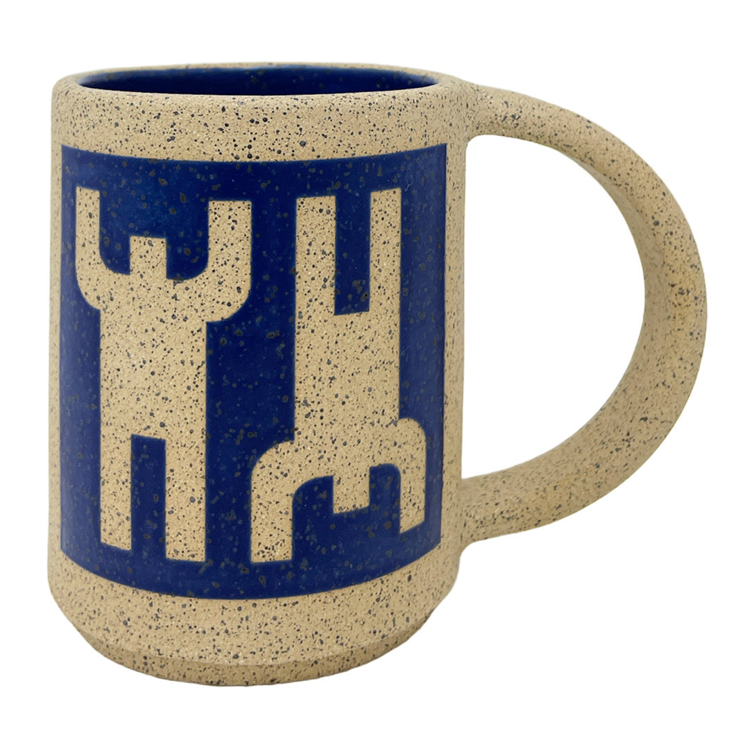 12 onzas. Taza - Líneas Redondeadas - Negro