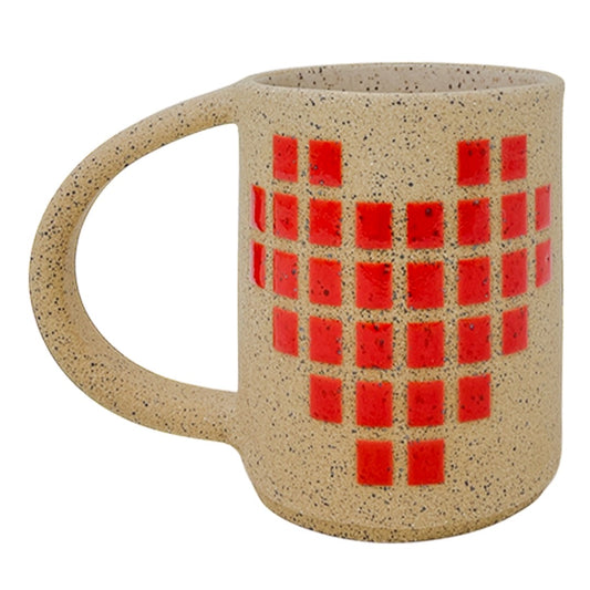 12 onzas. Taza - Líneas Redondeadas - Negro