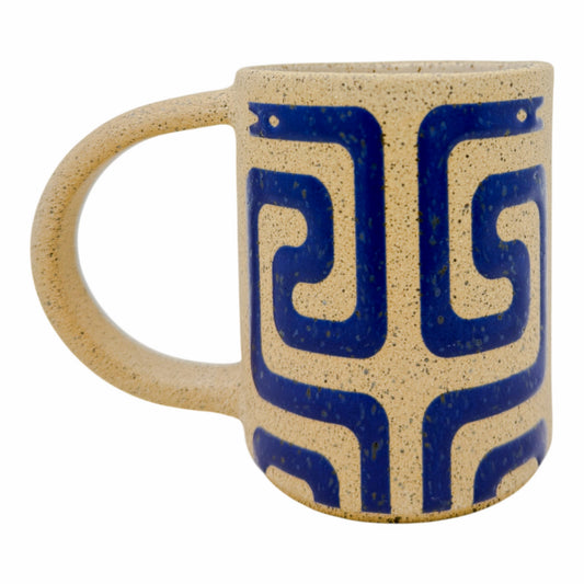 12oz. Mug - Cleopatra - Matte Blue