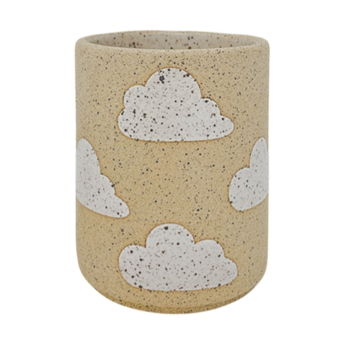 12 onzas. Taza - Líneas Redondeadas - Negro