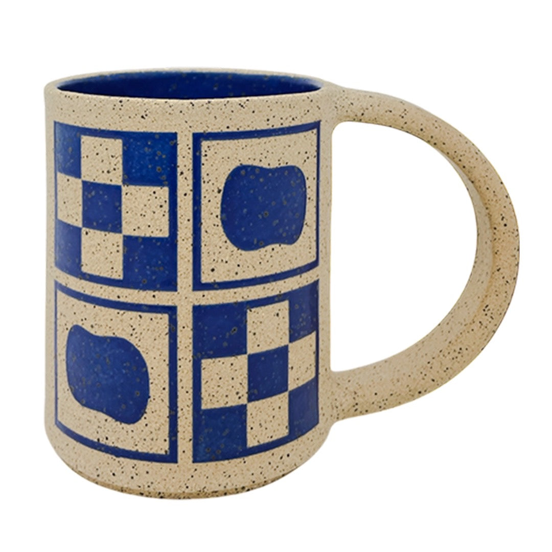12 onzas. Taza - Líneas Redondeadas - Negro