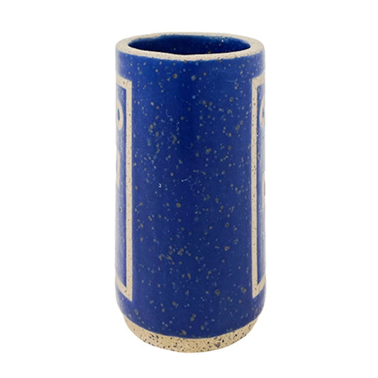 Mini Vessel - Hug Face - Matte Blue