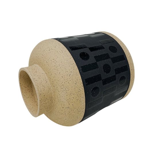 Vasija con patas grandes - Cara de abrazo