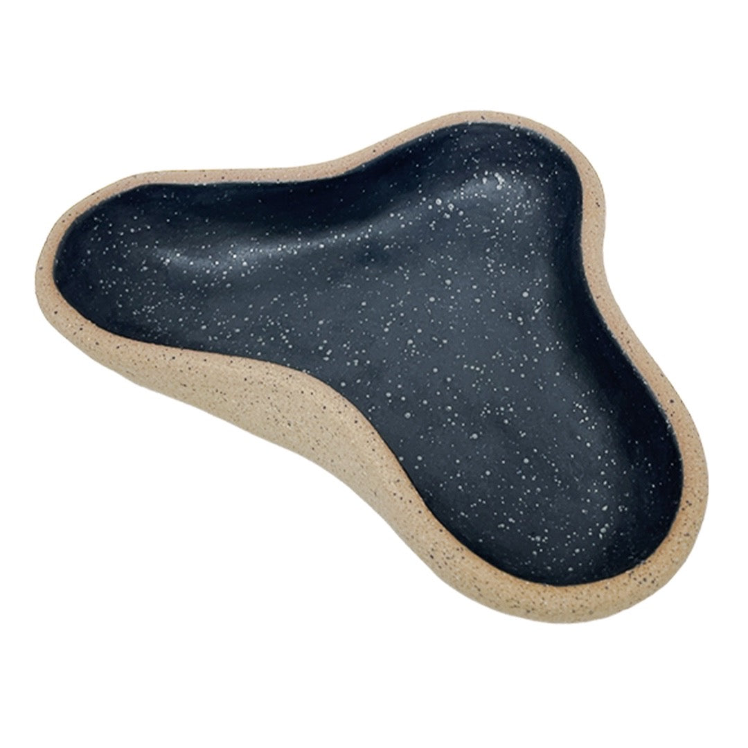 Organic Pool Dish - 3 Sided - Matte Black