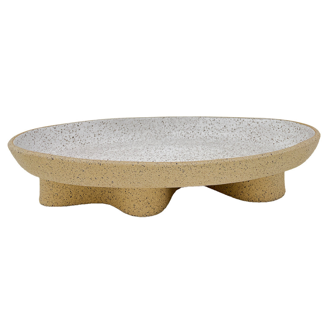 Medium Oval Tray - Matte White