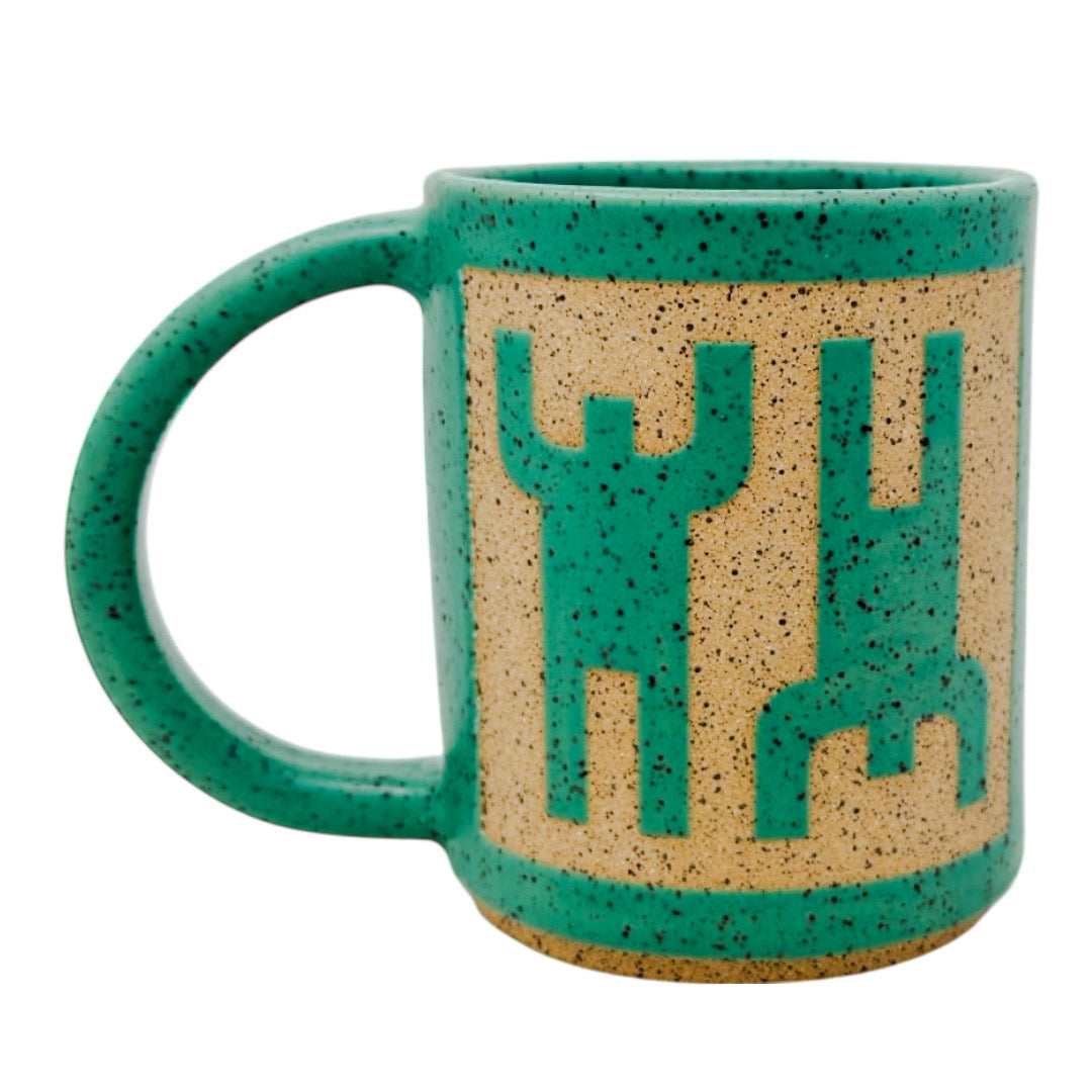 12 onzas. Taza - Líneas Redondeadas - Negro