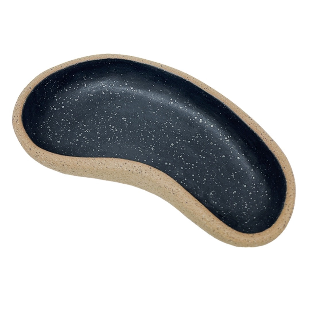 Organic Pool Dish - 2 Sided - Matte Black