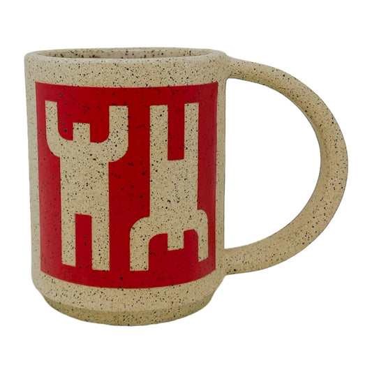 12oz. Mug - Humans Squared - Matte Red