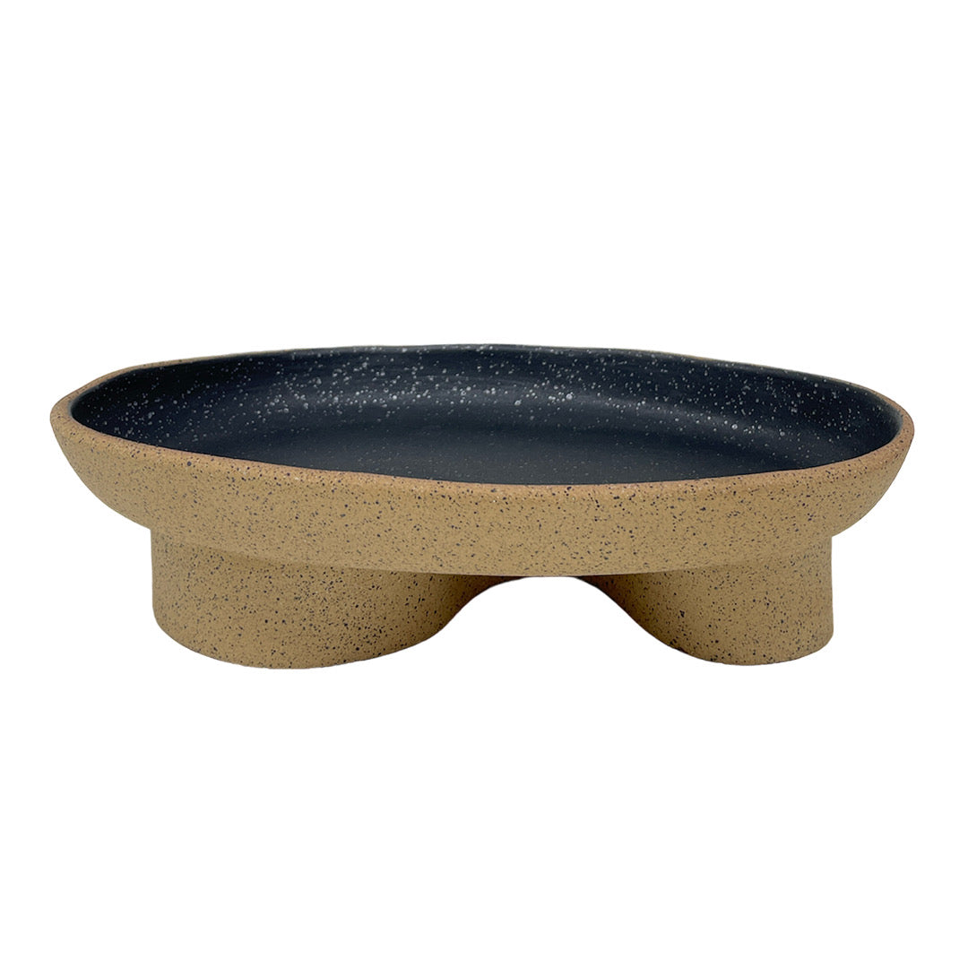 Small Oval Tray - Matte Black