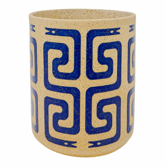 Medium Vessel - Cleopatra - Matte Blue