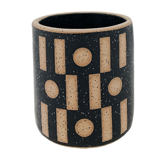 9oz. Tumbler - Tic Tac Toe - Matte Black