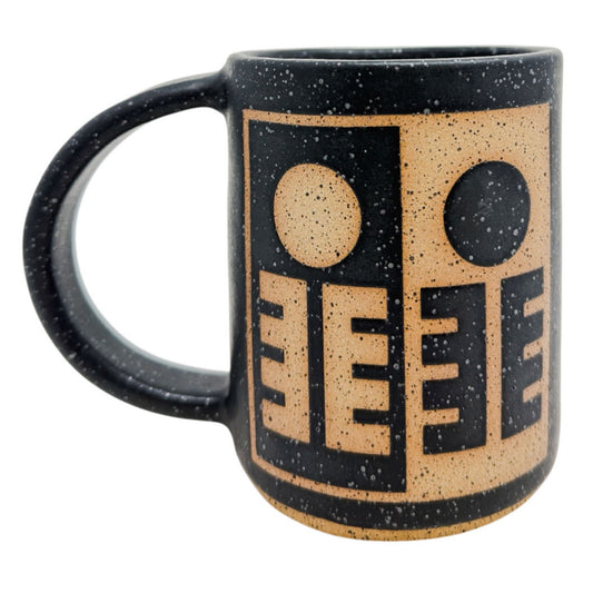 12oz. Mug - Sun Climber Inversed - Matte Black
