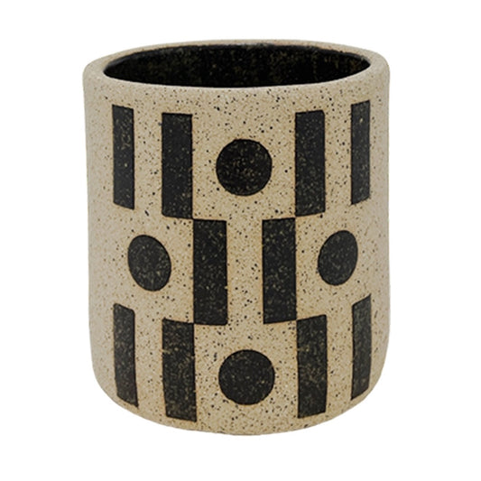 9oz. Tumbler - Tic Tac Toe - Matte Brown