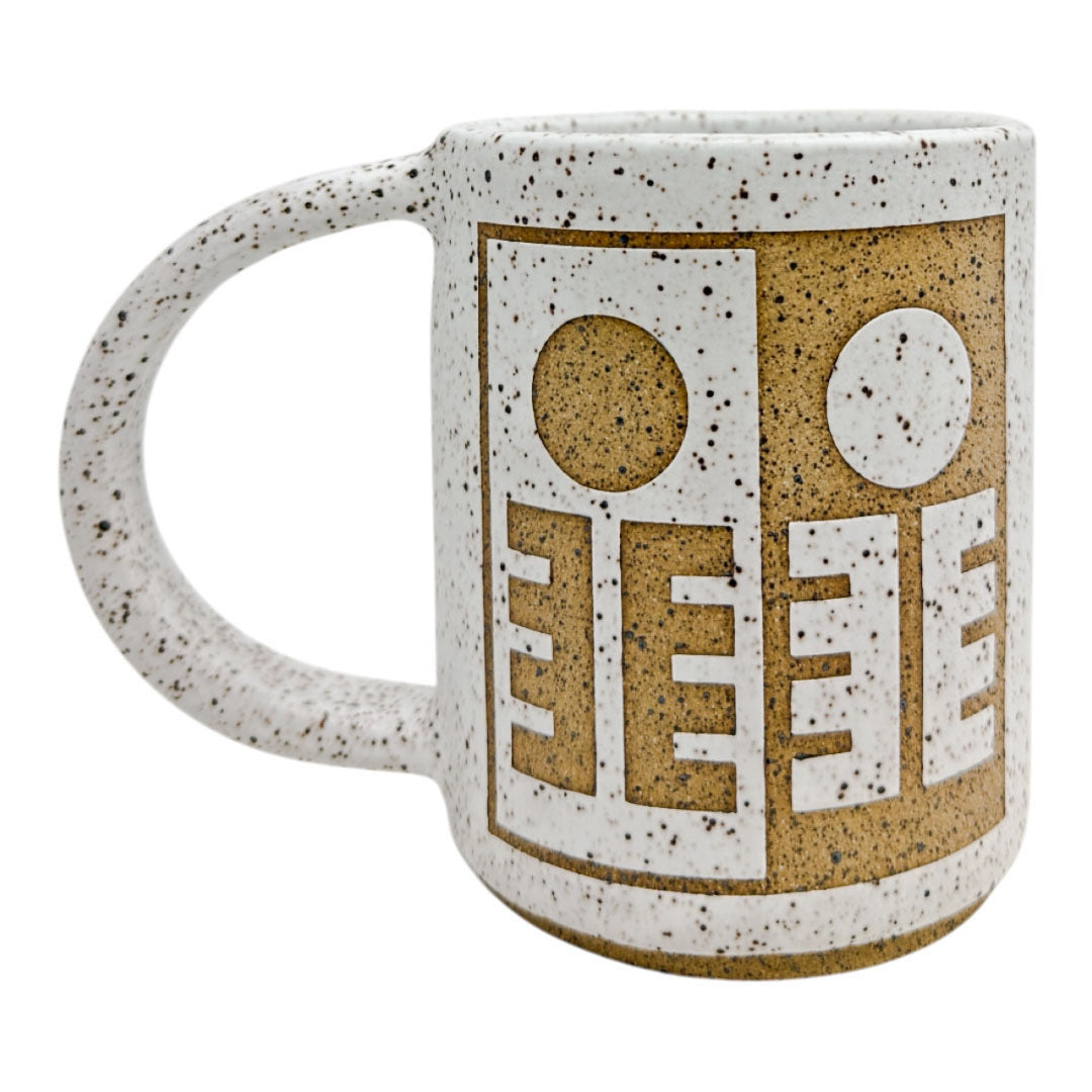 12oz. Mug - Sun Climber Inversed - Matte White