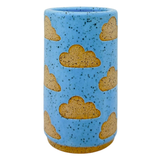 Mini Vessel - Clouds Inversed - Light Blue