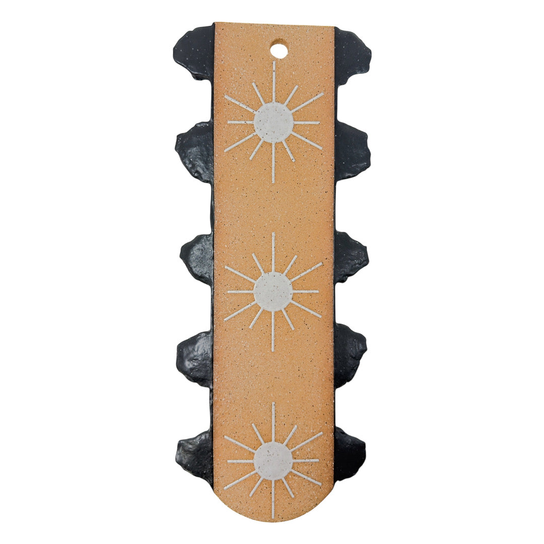 Amigo de escultura colgante - Negro y rojo