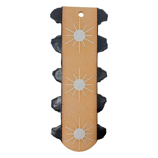 Amigo de escultura colgante - Negro y rojo