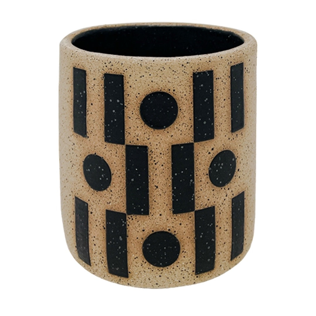 9oz. Tumbler - Tic Tac Toe - Matte Black