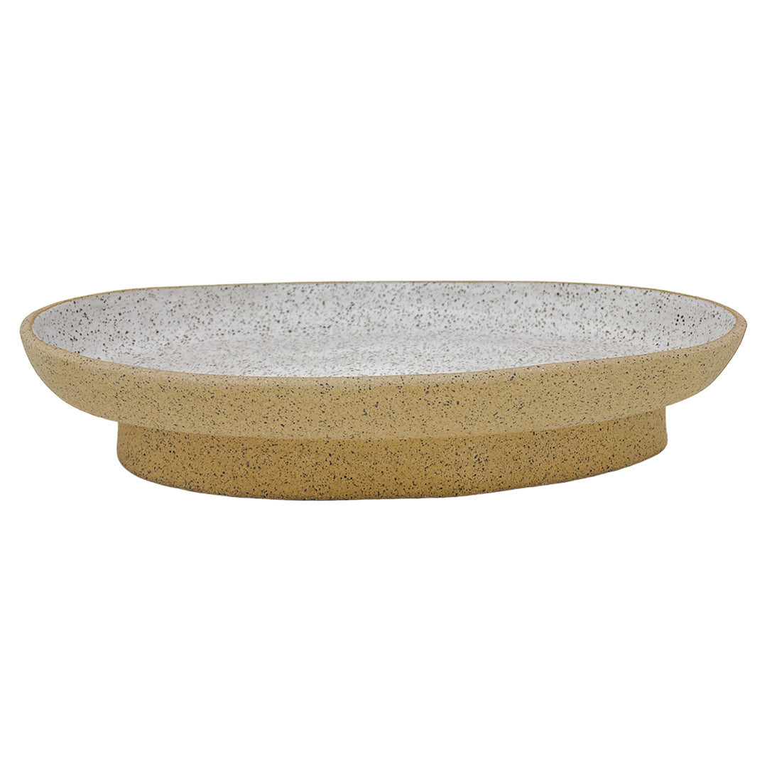 Medium Oval Tray - Matte White