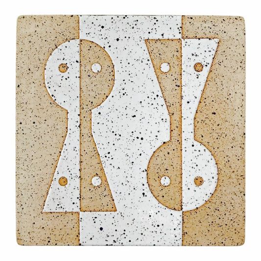 4" Tile - Sculpture Buddy - Matte White