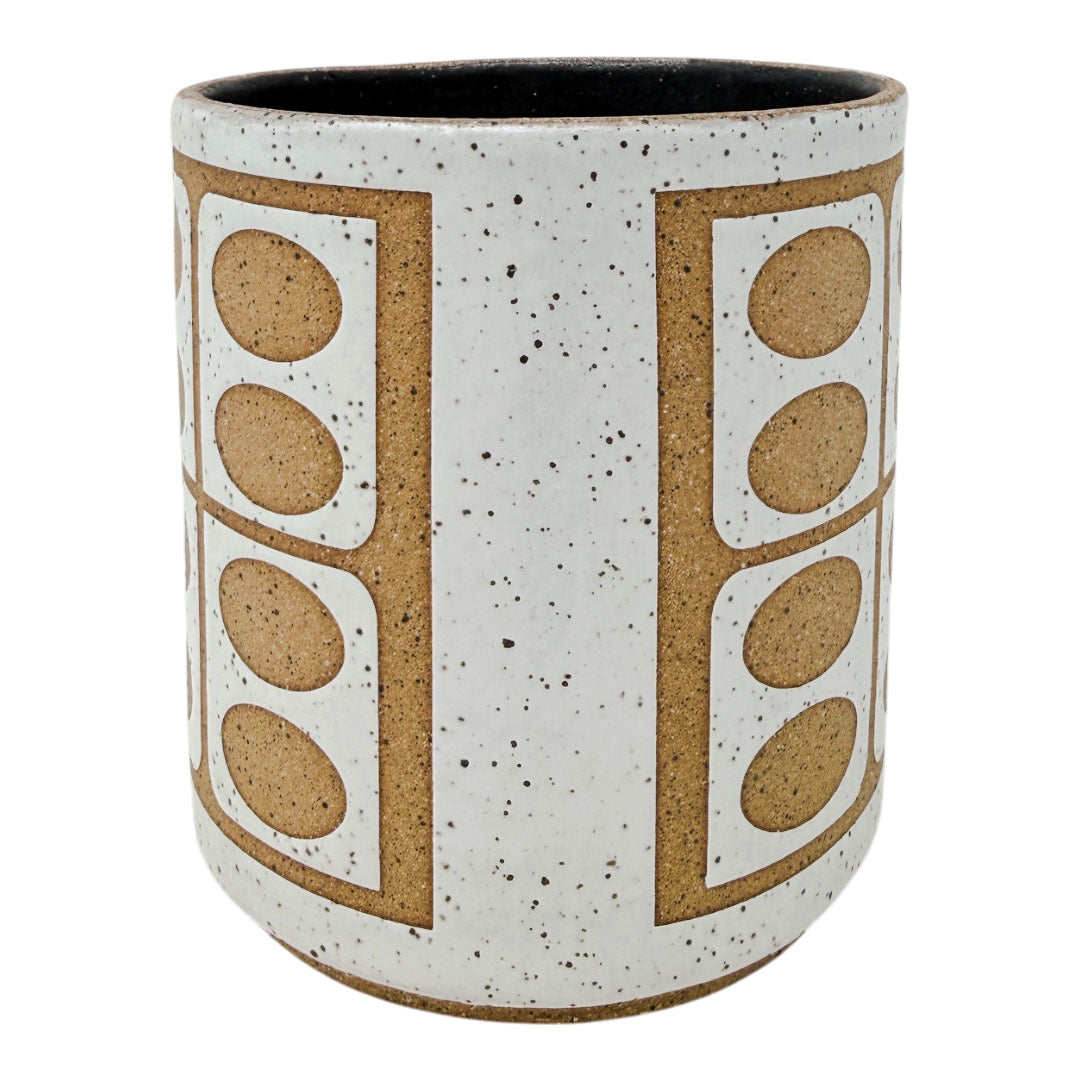 Small Vessel - Butterfly - Matte White & Black