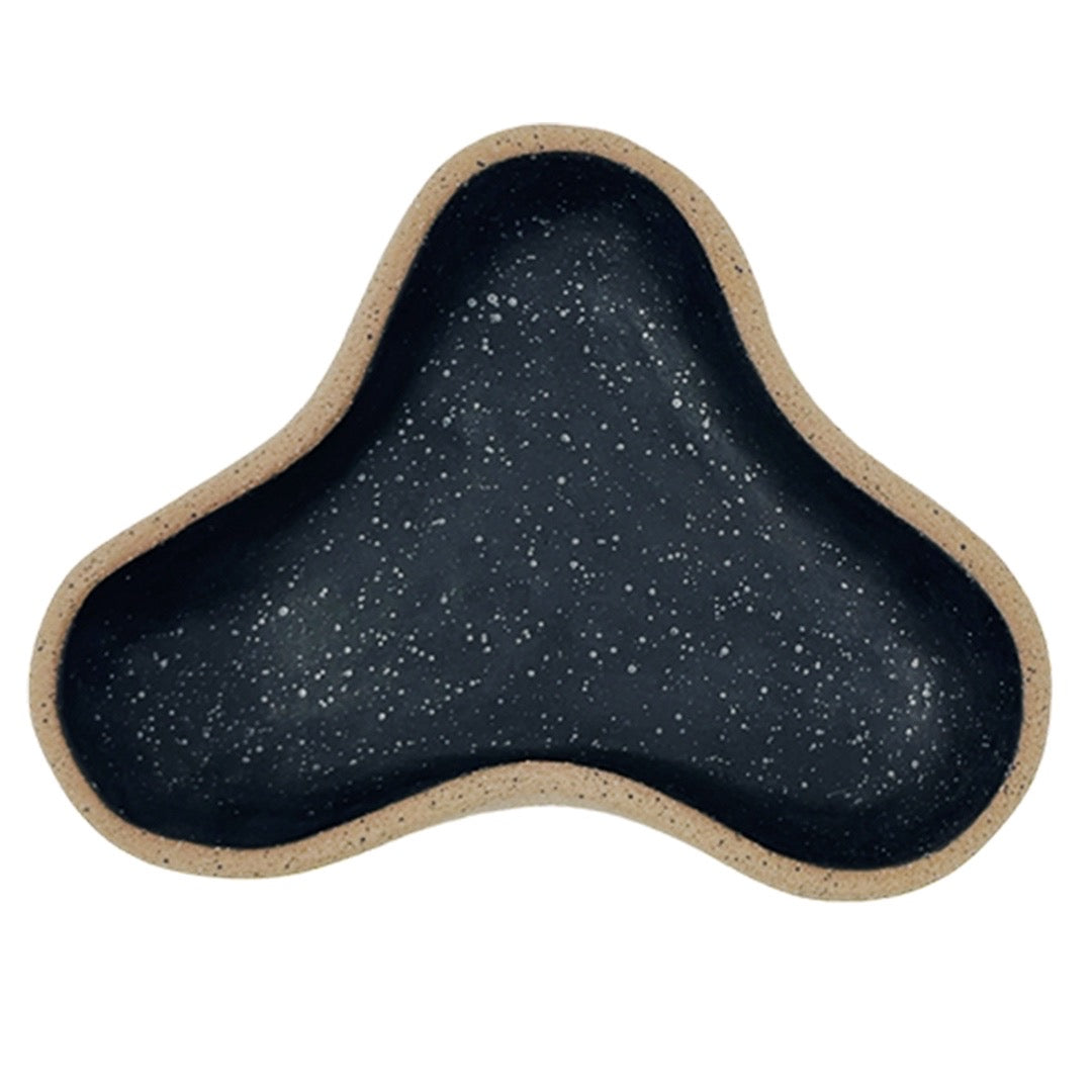 Organic Pool Dish - 3 Sided - Matte Black