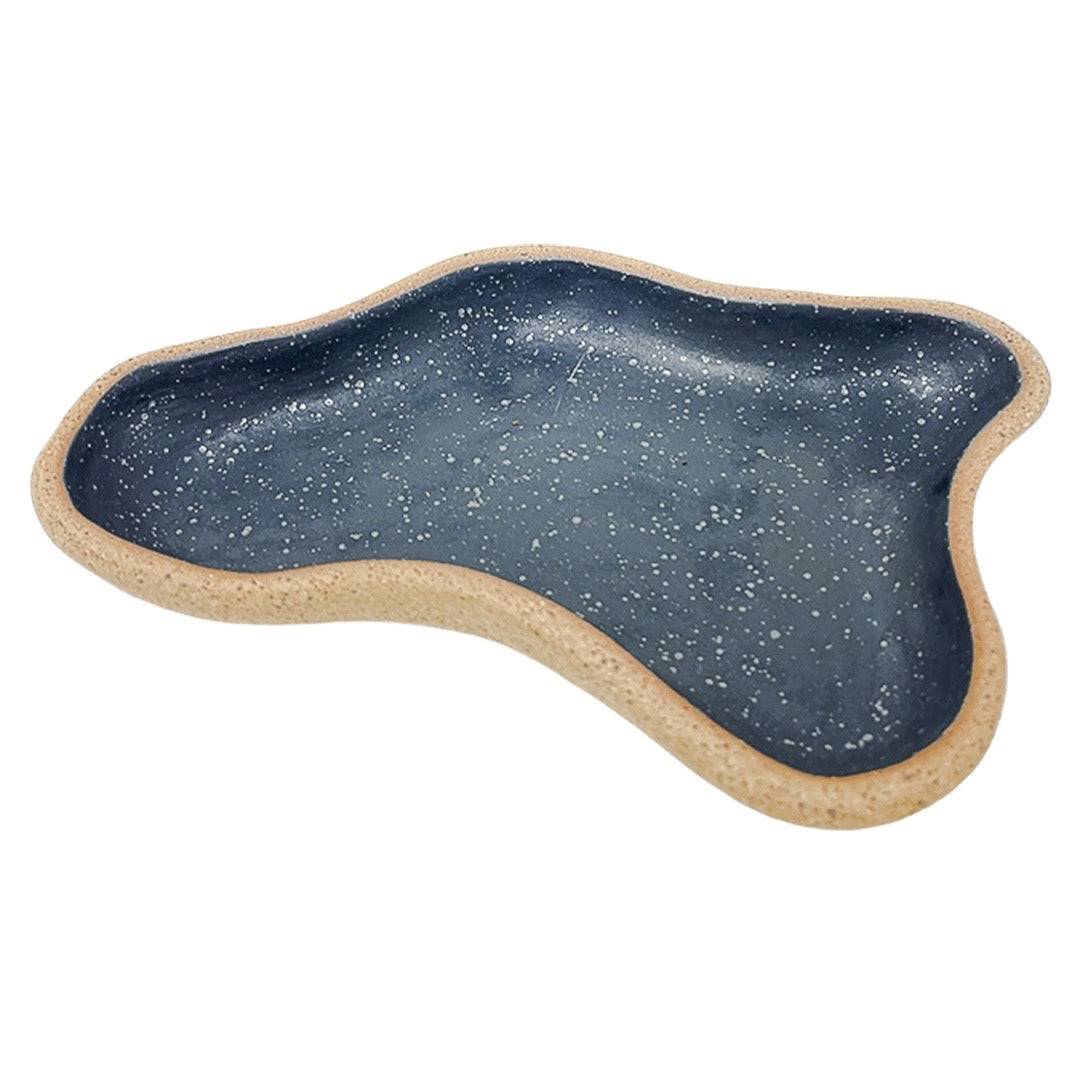 Organic Pool Dish - 4 Sided - Matte Black