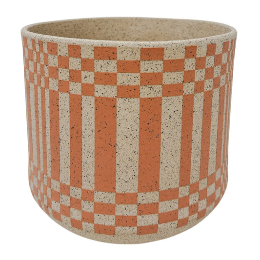 Vasija con patas grandes - Cara de abrazo