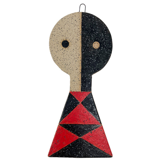 Hanging Sculpture Buddy - Black & Red