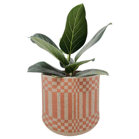 Vasija con patas grandes - Cara de abrazo